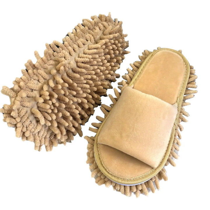 CleanSteps Chaussons en Microfibre | Chaussures 2-en-1 & Mop | Lavables & Antidérapants | Convient à tous les types de sols