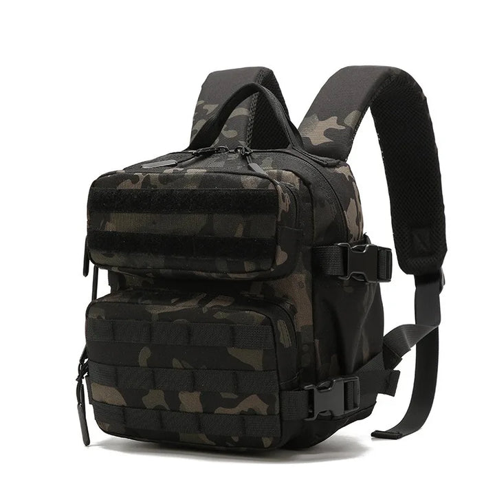 Tactivo Mini-Sac à Dos 9L | Sac à Dos MOLLE pour Activités de Plein Air | Compact & Résistant | Pour Randonnée, Camping & EDC