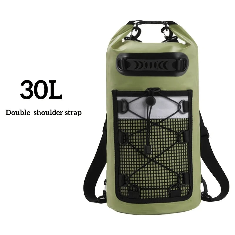 Sac étanche AQUARIX Motion | 10/20/30 L | Rolltop & bandoulière | Pour kayak, plage & trekking