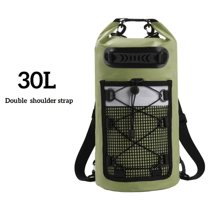 Sac étanche AQUARIX Motion | 10/20/30 L | Rolltop & bandoulière | Pour kayak, plage & trekking