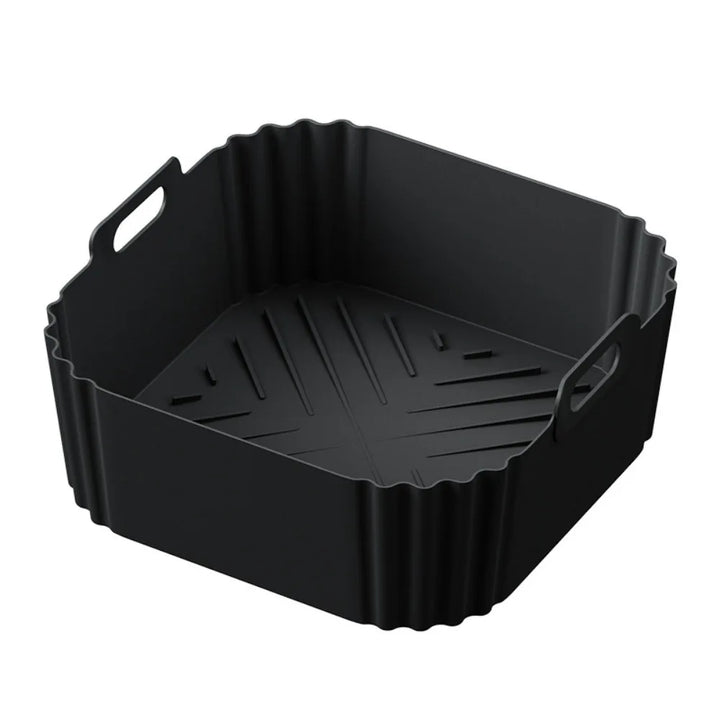 CrispEase | Insert en silicone pour friteuses à air chaud | Réutilisable & Antiadhésif | Ø 22,5 cm | Pour modèles de 5 à 8 QT