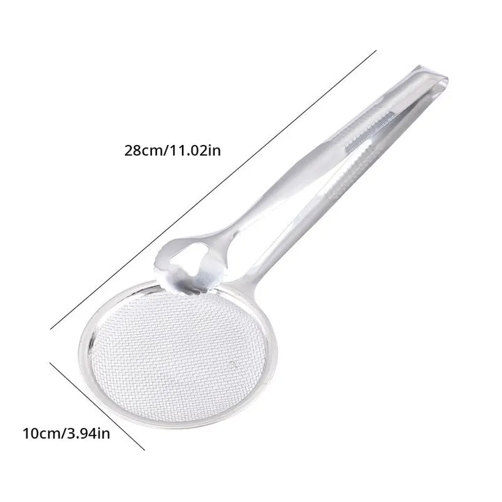 CulinaScoop Cuillère Filtrante en Acier Inoxydable | 28×10 cm | Polyvalente & Durable