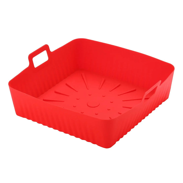 AirChef Liner | Tapis en silicone pour friteuse à air avec poignées | Réutilisable & Antiadhésif | Résistant à la chaleur jusqu'à 230 °C