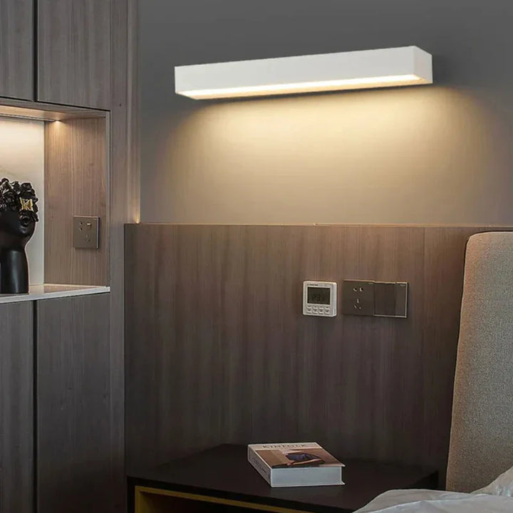 Lampe solaire murale Solavella | 16 LEDs | Super lumineuse & étanche | Pour jardin, balcon & mur de maison | Blanc chaud & froid
