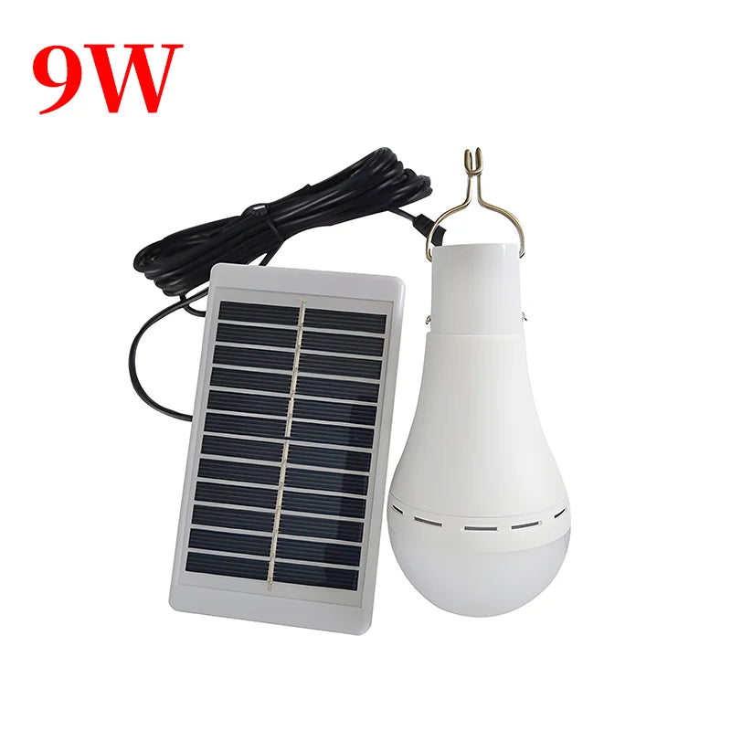 SolaGlow Lampe de Camping Solaire LED | Étanche & Rechargeable | Avec USB & Énergie Solaire | Pour Tente, Jardin & Urgences
