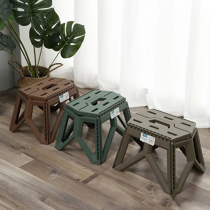CampFold Tabouret Pliant | Tabouret de Camping Pliable | Haute Capacité de Charge | Compact & Résistant aux Intempéries