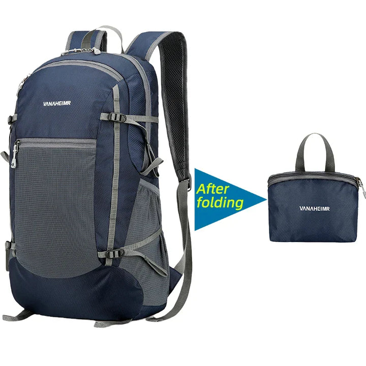Sac à dos pliable "Alpivio" | Ultra léger & Compact | 18L de volume | 42x28x15 cm