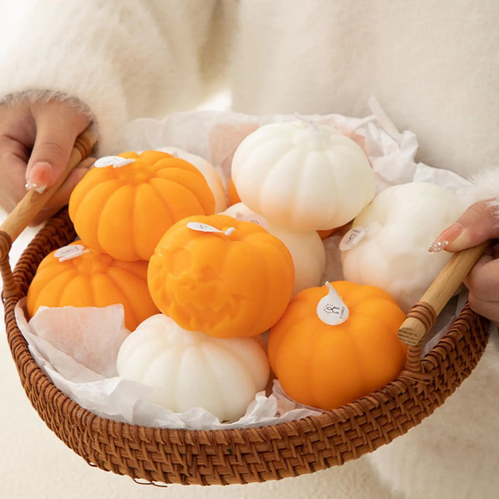 Bougie parfumée CeraPumpkin | Fait main | Design citrouille | Décoration automnale