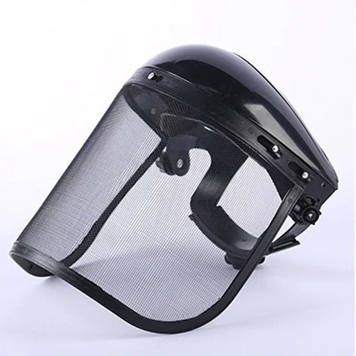 Casque de protection SafeCut | Protection en acier inoxydable pour le visage pour le jardin et la construction | Masque complet contre les éclaboussures et les chocs | 39×20 cm
