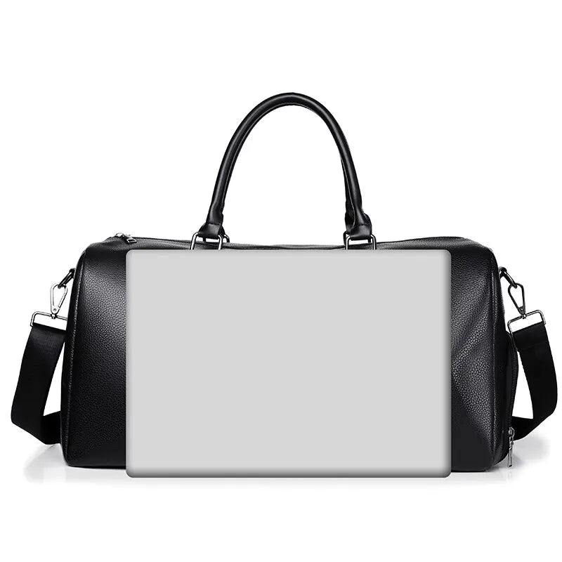 Sac de voyage Ravemo Roadster | Sac de sport rétro en PU imperméable | 44×33×21 cm | Pour les courts séjours, l'entraînement & la moto