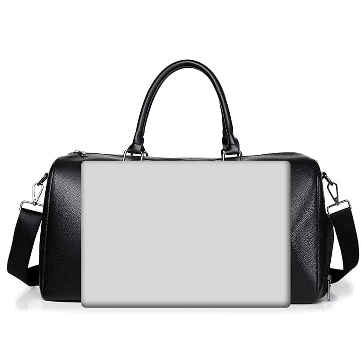 Sac de voyage Ravemo Roadster | Sac de sport rétro en PU imperméable | 44×33×21 cm | Pour les courts séjours, l'entraînement & la moto