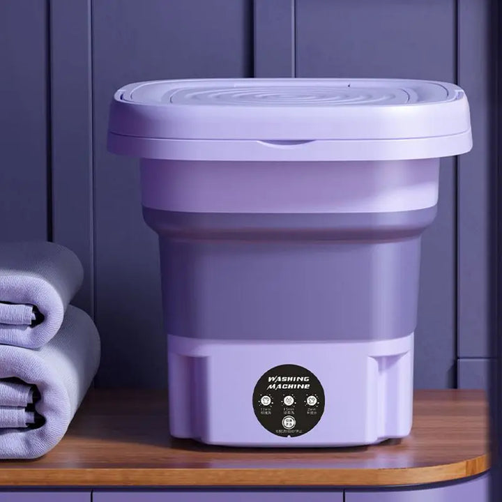 NanoWash - Machine à laver pliable de 8L pour étudiants et voyages