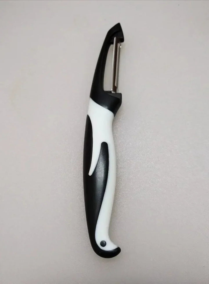 Peelino Éplucheur à légumes avec lame en acier inoxydable et poignée ergonomique | 18,3 × 2,4 cm | Pour fruits et légumes | Compatible lave-vaisselle