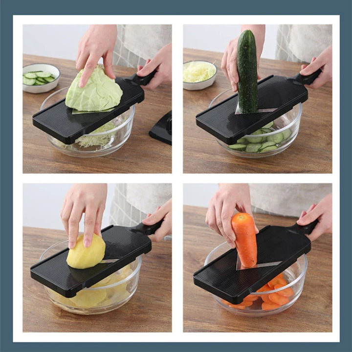 SchnittWerk Râpe à chou en acier inoxydable | Râpe fine pour légumes et salades | Antidérapante et tranchante | Idéale pour le chou et les crudités