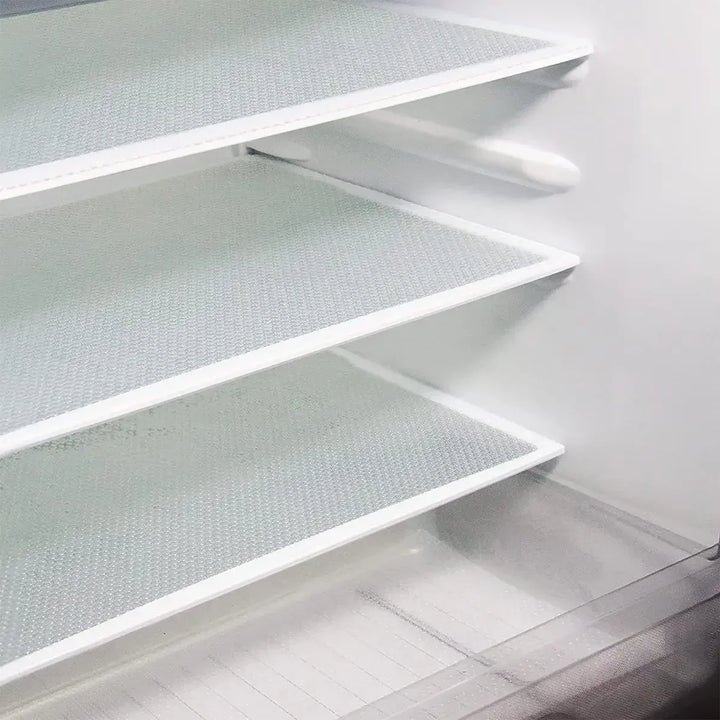 Set de 4 Tapis de Réfrigérateur FridgeGuard | Matériau EVA | Lavable, Résistant aux Moisissures & Anti-Huile | Pour Réfrigérateur, Tiroirs & Étagères