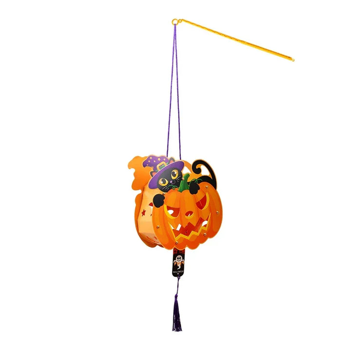 Lanterne Halloween PumpkinGlow | DIY Lanterne en Citrouille | Amusant pour les Enfants & Réutilisable | 5,6 × 12,6 cm
