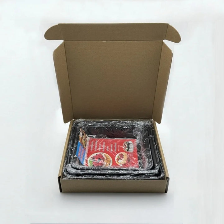Moule Recta | Acier au carbone Antiadhésif | Polyvalent & Robuste | Noir