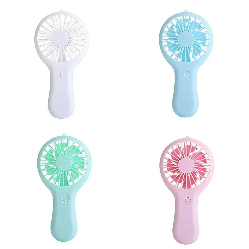 Mini-Ventilateur USB BREEZIMO | Mode Vent à 3 Niveaux | Portable & Silencieux | Avec Socle & Batterie | 16,5×8,5×2,5 cm