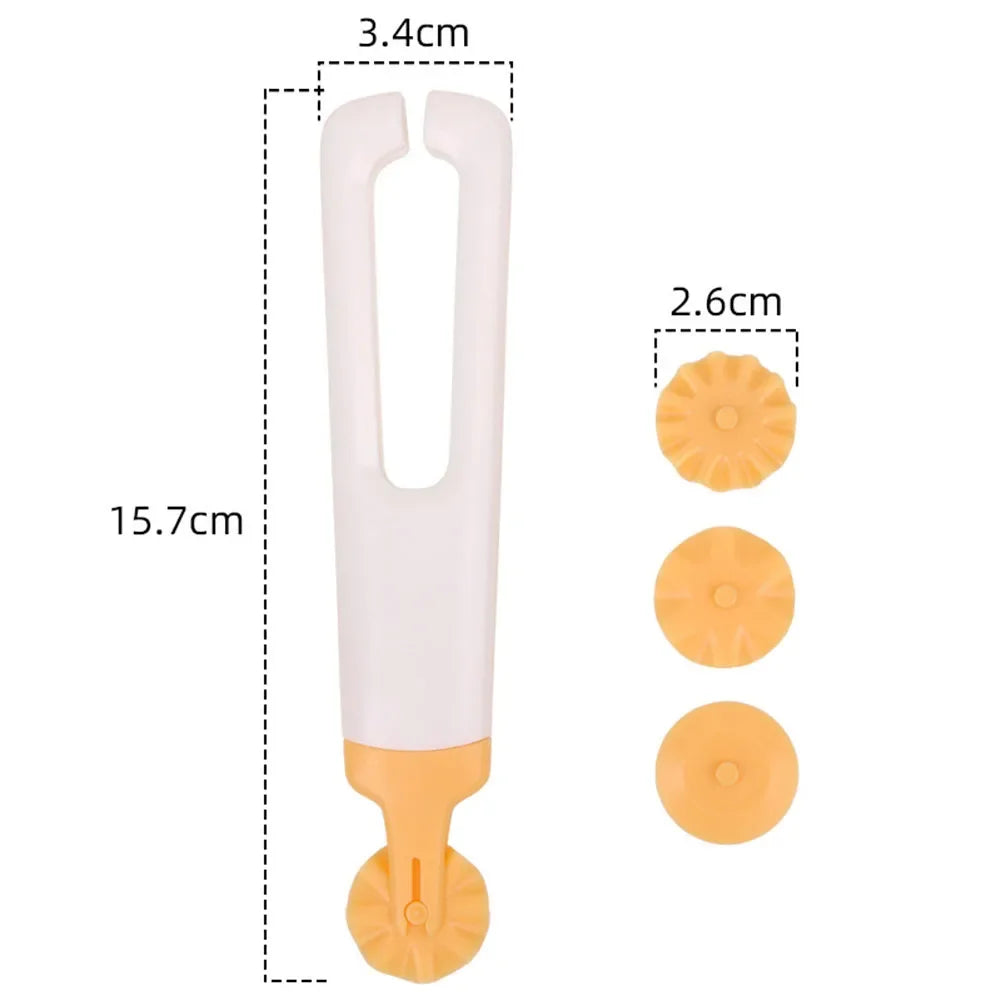 Bakelo Rouleau à pâtisserie Cutter | Cutter de pâte polyvalent | 15,7 × 3,4 cm | Aide à la cuisson en plastique