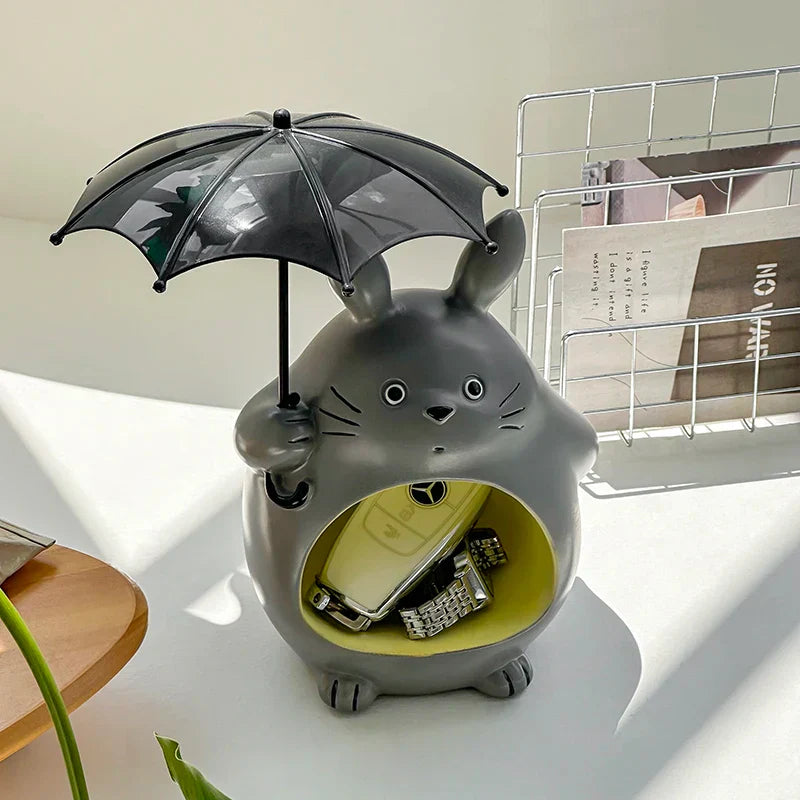 Totomi porte-clés figurine | Design cartoon mignon | Décoration inspirée de Totoro | Pour salon et chambre