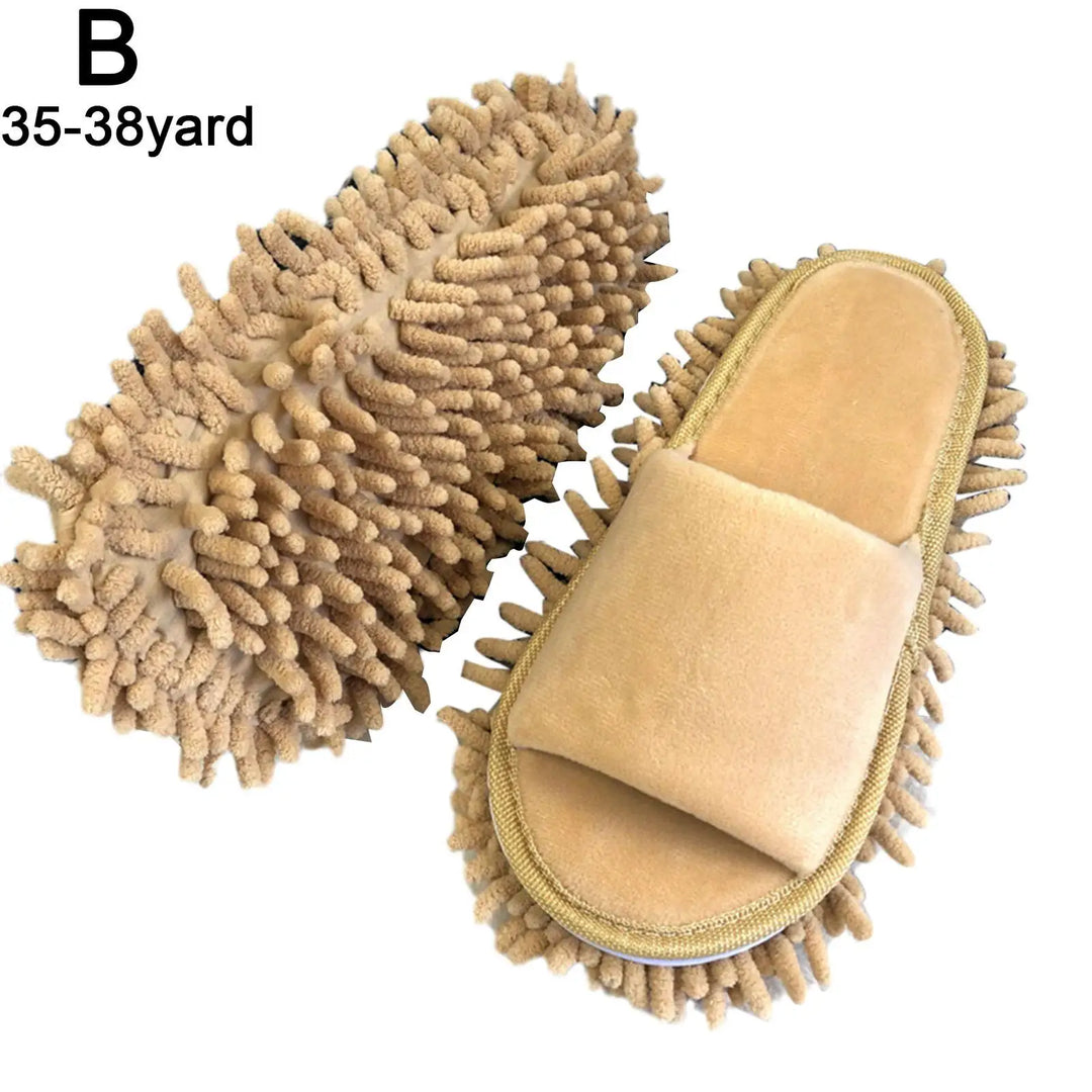 CleanSteps Chaussons en Microfibre | Chaussures 2-en-1 & Mop | Lavables & Antidérapants | Convient à tous les types de sols
