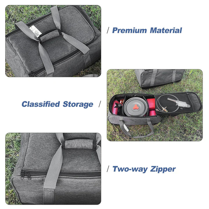CAMPGEAR Organisateur de cuisine | Volume de 33 L | Compartiments ajustables | Robuste et étanche