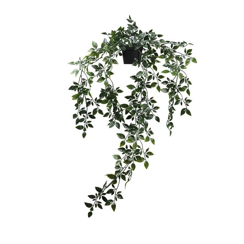 VerduraLine Plante Artificielle Suspendue | Toujours Vert & Sans Entretien | 90 cm Décoration | Design Naturel Frais