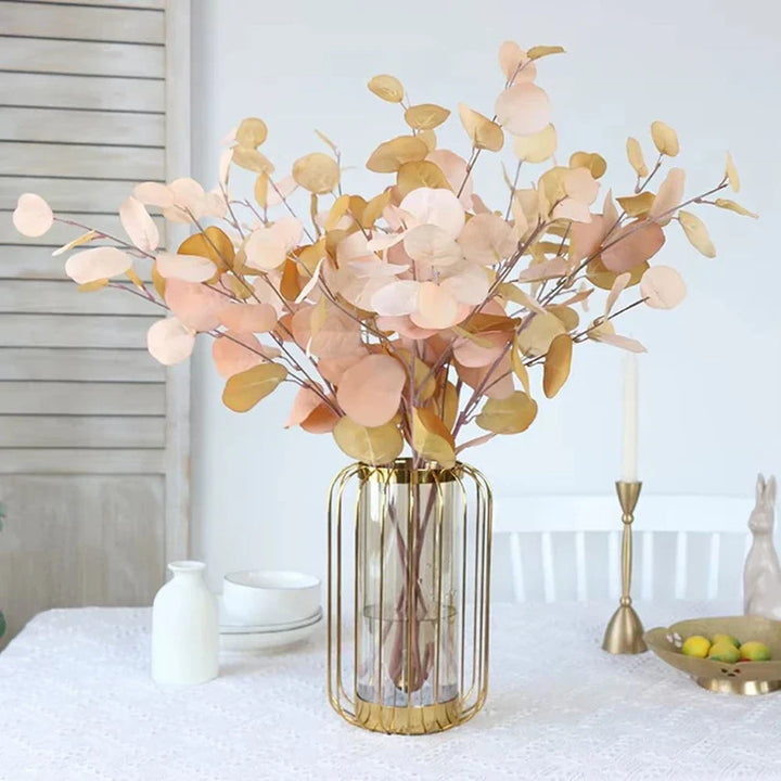 Eukalia | Branches d'eucalyptus artificielles | 87 cm de longueur | Décoration de haute qualité pour la maison et les événements