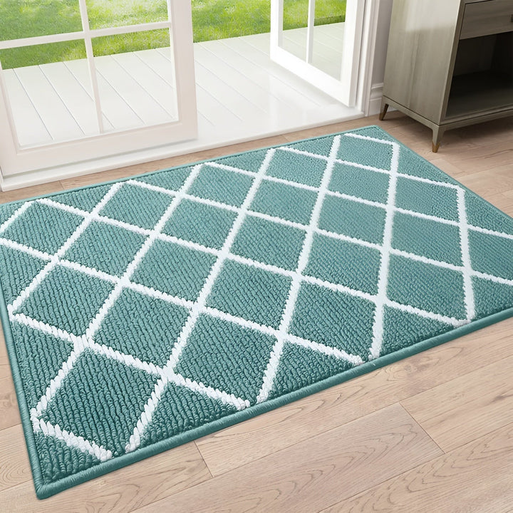 Tapis d'entrée SafeStep | Design à carreaux | Antidérapant & Absorbant | Facile à entretenir | Différentes tailles