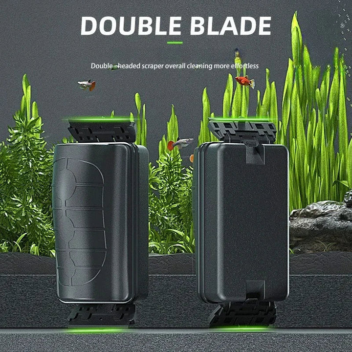 Aimant de nettoyage pour aquarium | Brosse à algues flottante | Pour une épaisseur de verre jusqu'à 0,4 cm