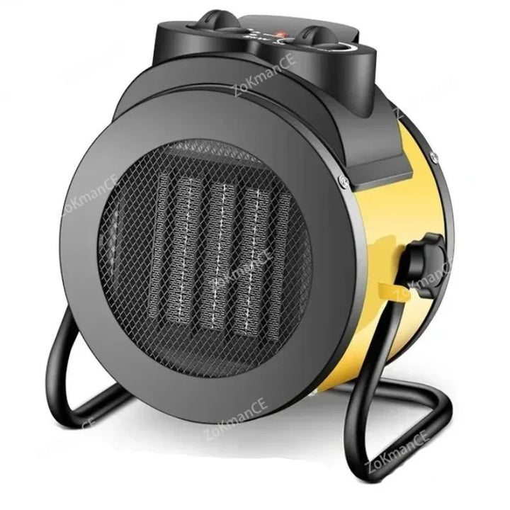 Thermoventis | Chauffage électrique industriel 220V | 3 niveaux de chauffage | PTC céramique | Protection contre la surchauffe & thermostat | Chauffage soufflant portable 1500–3500W