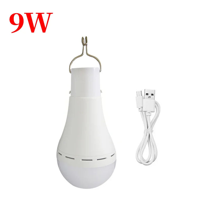 SolaGlow Lampe de Camping Solaire LED | Étanche & Rechargeable | Avec USB & Énergie Solaire | Pour Tente, Jardin & Urgences