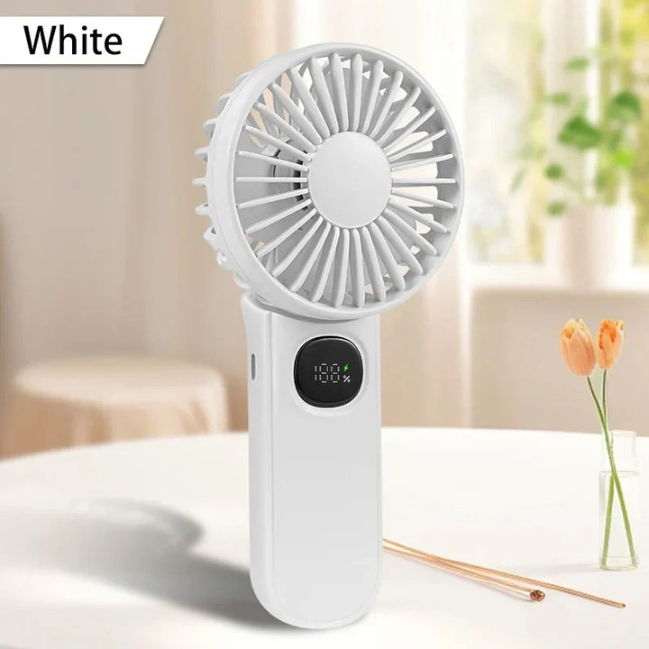 Mini-Ventilateur Ventilio Go | Silencieux & Rechargeable | Fonctionnement USB | Pour les voyages, le bureau & en déplacement
