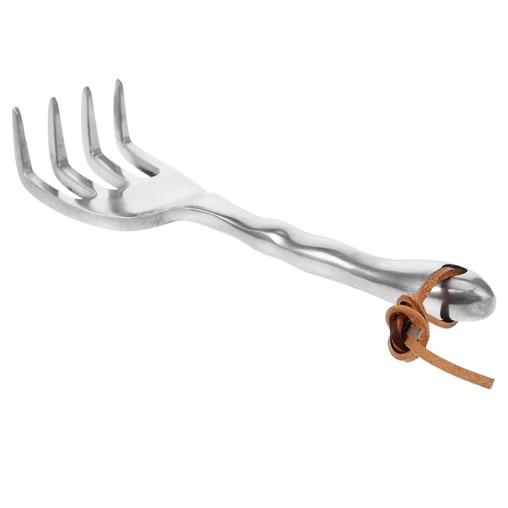 Floravix Mini Râteau de Jardin | Léger & Robuste | Pour Désherbage, Creusage & Aération du Sol | 20,5 cm de Longueur
