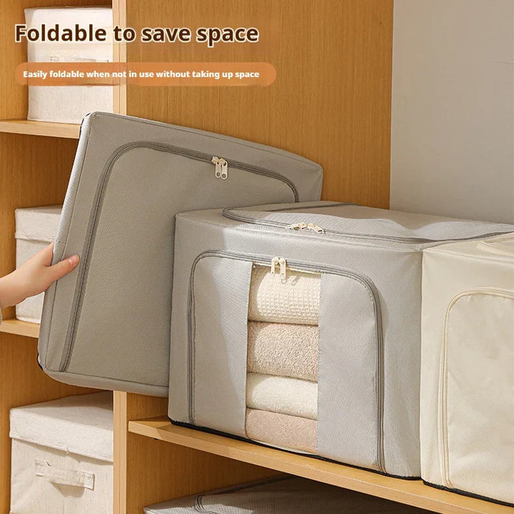 Boîte de rangement pliable | Grande capacité | Vêtements & couvertures