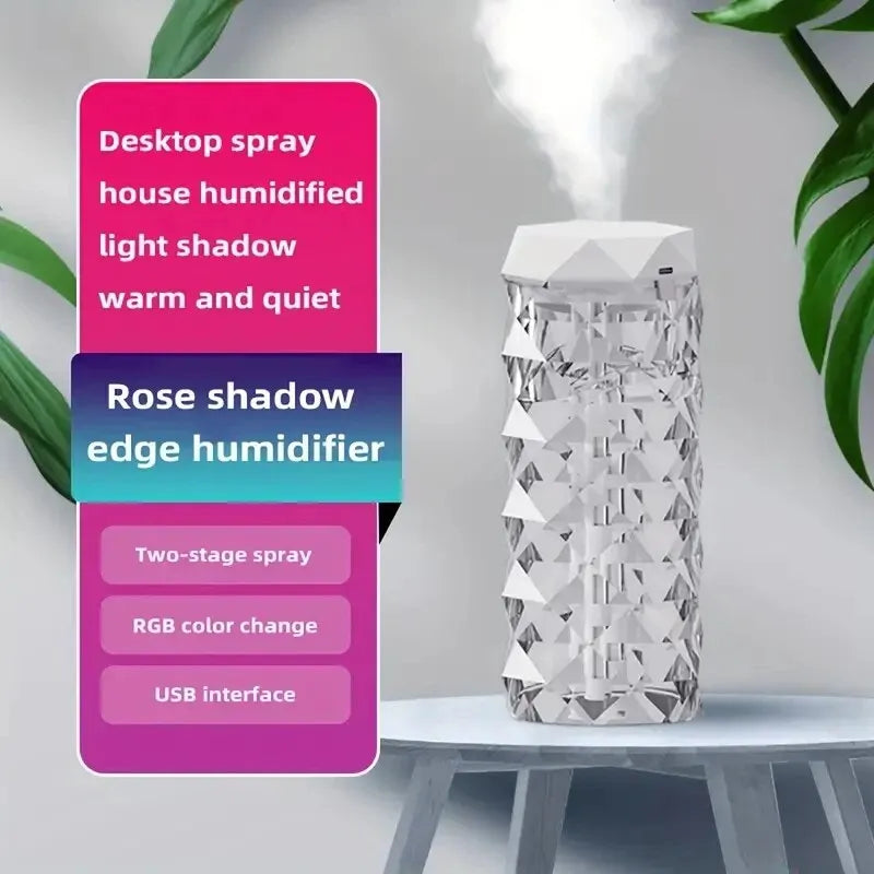 Aromini Diffuseur d'Arome Portable | 400 ml | Humidificateur à Ultrasons | Lumière d'Ambiance LED | Fonctionnement USB