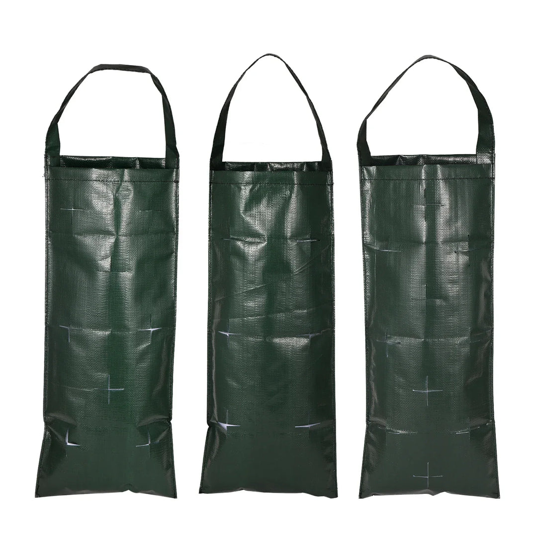 VertiBloom Sac de plantation mural pour fraises & herbes | 6/8/10 poches | Sac de plantation vertical en PE pour intérieur & extérieur