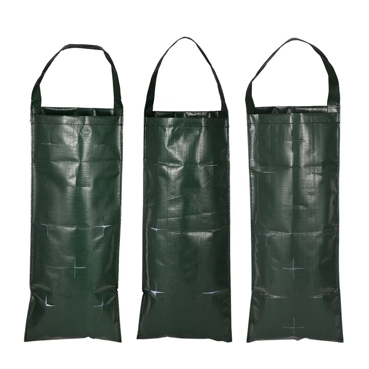 VertiBloom Sac de plantation mural pour fraises & herbes | 6/8/10 poches | Sac de plantation vertical en PE pour intérieur & extérieur
