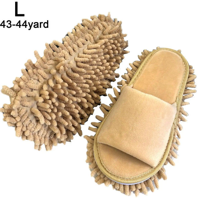 CleanSteps Chaussons en Microfibre | Chaussures 2-en-1 & Mop | Lavables & Antidérapants | Convient à tous les types de sols