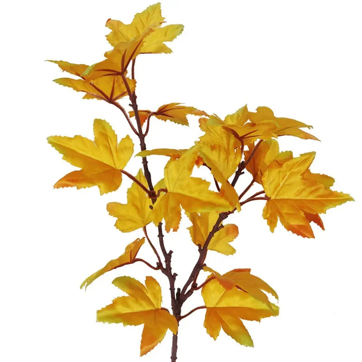 Leaforia | Branche d'érable artificielle | Décoration d'automne | 39 cm | Pour la maison & le jardin