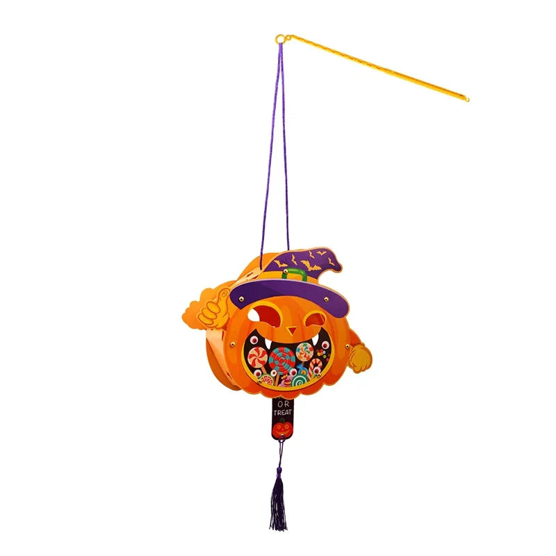 Lanterne Halloween PumpkinGlow | DIY Lanterne en Citrouille | Amusant pour les Enfants & Réutilisable | 5,6 × 12,6 cm