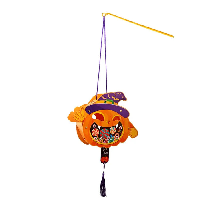 Lanterne Halloween PumpkinGlow | DIY Lanterne en Citrouille | Amusant pour les Enfants & Réutilisable | 5,6 × 12,6 cm