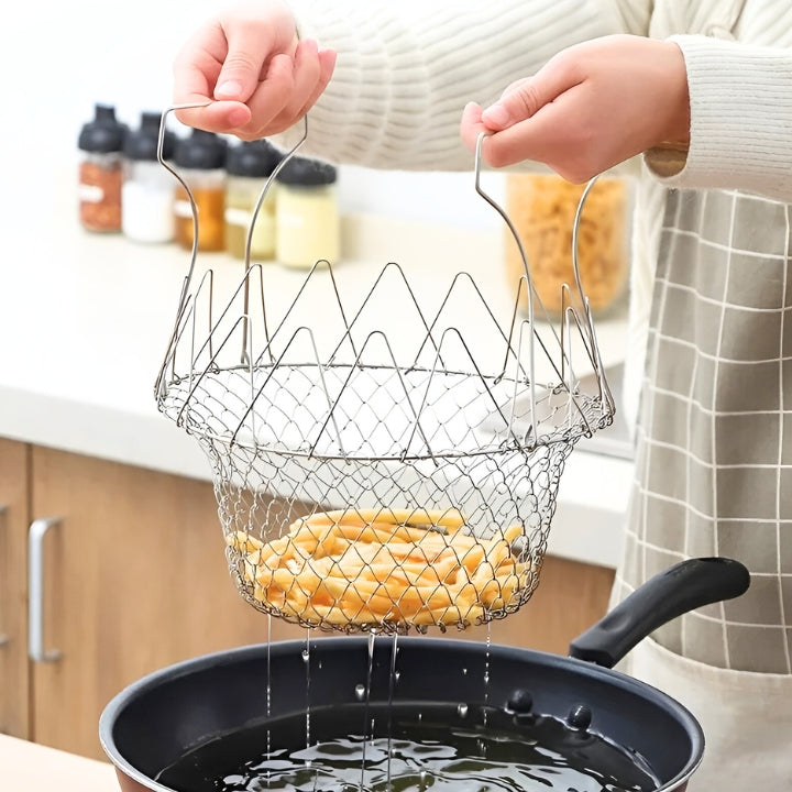 FryingBasket - Panier de cuisson pliable