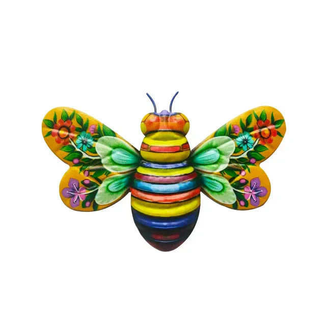 BuzzCharm – Décoration murale en métal abeille !