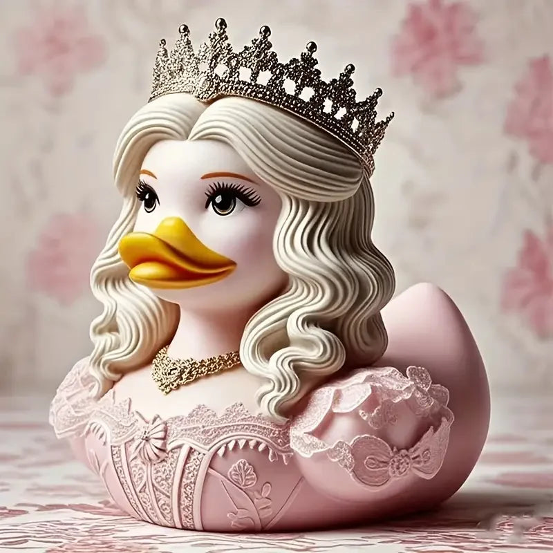Figurine de Canard Alien en Résine | Canard Extraterrestre Amusant | Décoration en Résine pour Bureau, Voiture & Maison