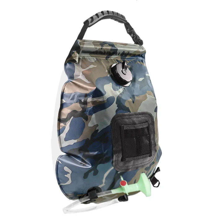 Douche Solaire SunFlow | Capacité de 20L | Portable & Auto-chauffante | Avec Douchette & Tuyau