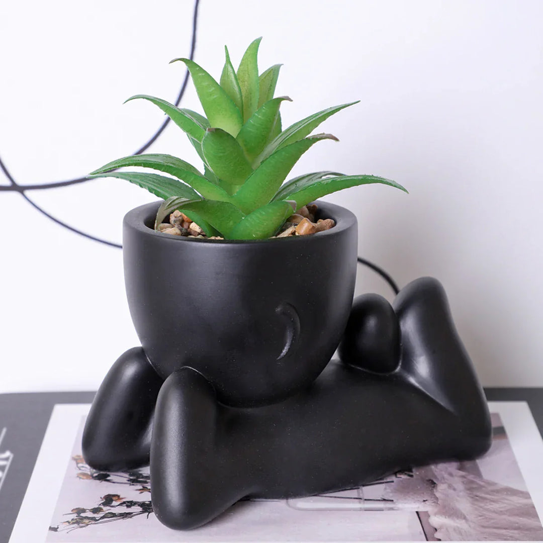 EverGreen Mini | Aloe artificielle en pot | Facile d'entretien & Toujours verte | Décor moderne