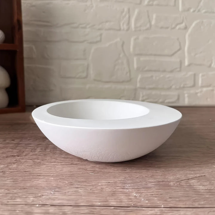 Formora | Moule en silicone plat irrégulier | Moule décoratif et de coulée rond | Pour résine, plâtre et porte-bijoux