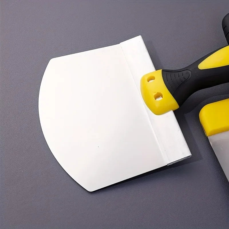 ProFlexa Spatule en Acier Inoxydable avec Poignée en Caoutchouc | Résistante à la Rouille & Flexible | Pour Peinture, Plâtre & Projets de Bricolage