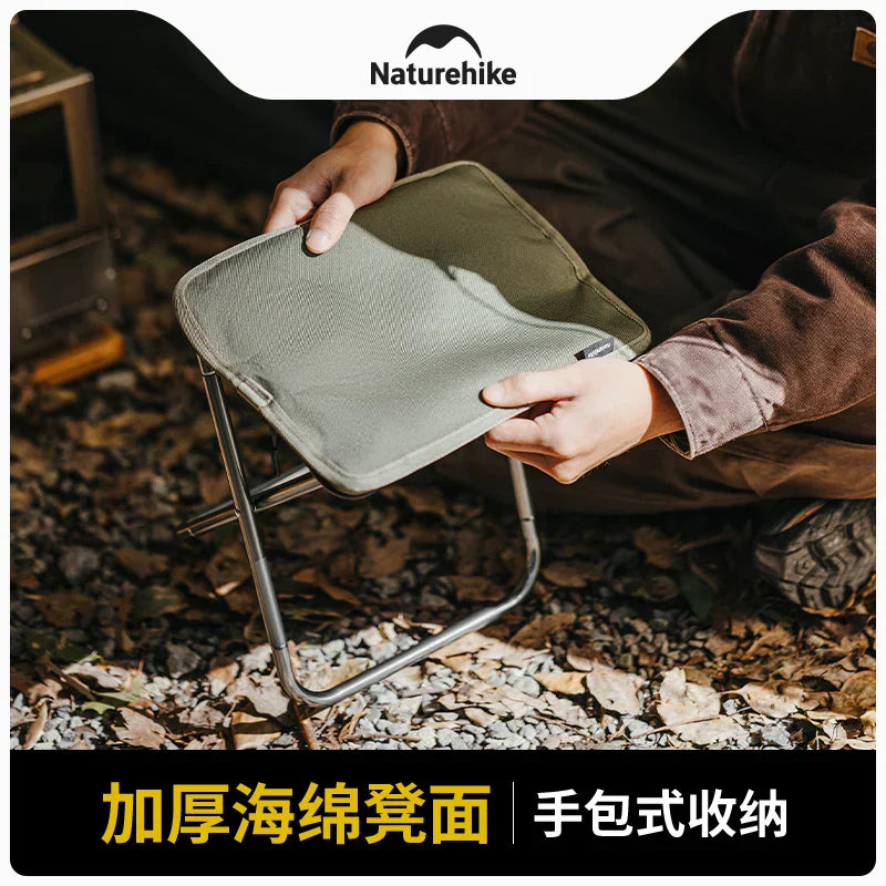 TREKFORT Chaise Pliante Outdoor | Ultra légère & stable | Siège rembourré | Capacité de charge jusqu'à 120 kg | Pour le camping, la pêche & la randonnée